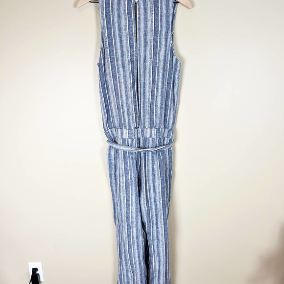 Cloth & Stone Striped Linen Jumpsuit - Picture 8 of 9